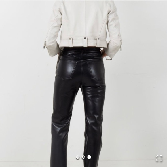 Iben Van der Vort CPHLA cropped leather jacket XS - Picture 2 of 7